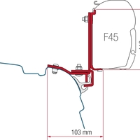 Adapter set fiamma voor Multirail Adapter set fiamma voor Multirail